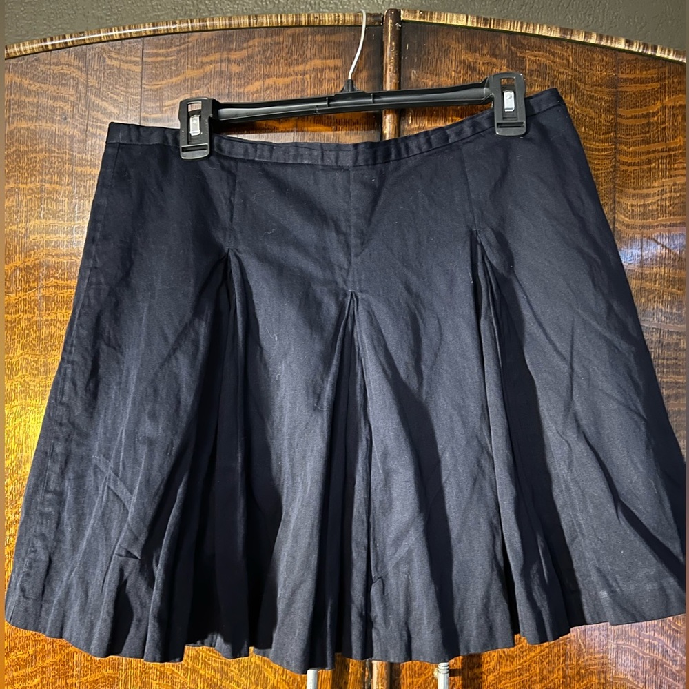 Kenneth Cole pleated Miniskirt in Navy